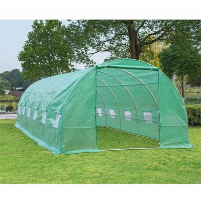 Outsunny Portable 26 x 10 ft. Walk-In Garden Greenhouse   